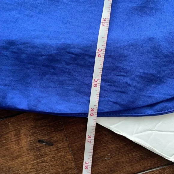 BCBGeneration Faux Wrap dress Azure Blue Size medium NWT Cocktail Minidress - Picture 9 of 12